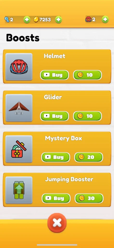 Powerups for game 3d models