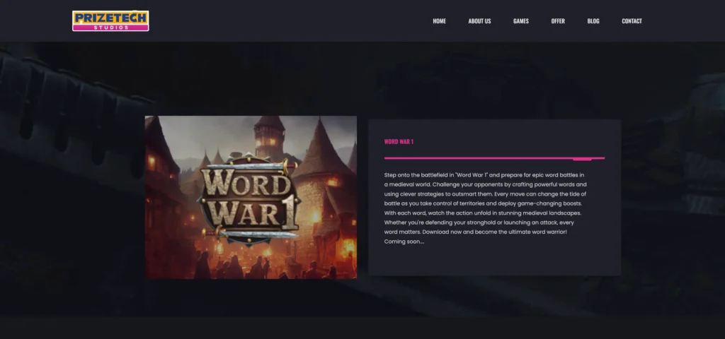 word war game introduction